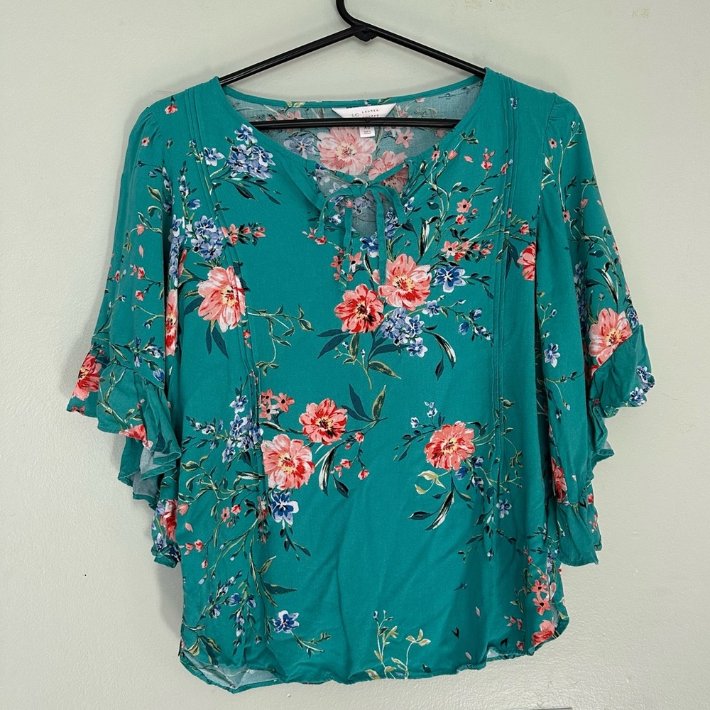 Lauren Conrad Floral Blouse